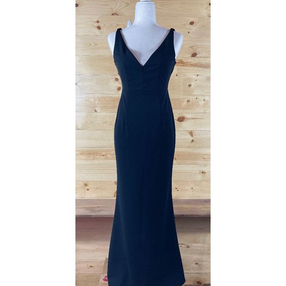 Lulu's Women's Melora Black Sleeveless Maxi Dress Size Small - Picture 2 of 14